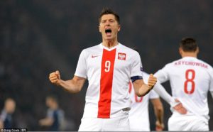 Main man Robert Lewandowski will be looking to power his side into the quarter finals.