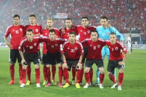 Albania begin their maiden European Championship Tournament against Switzerland