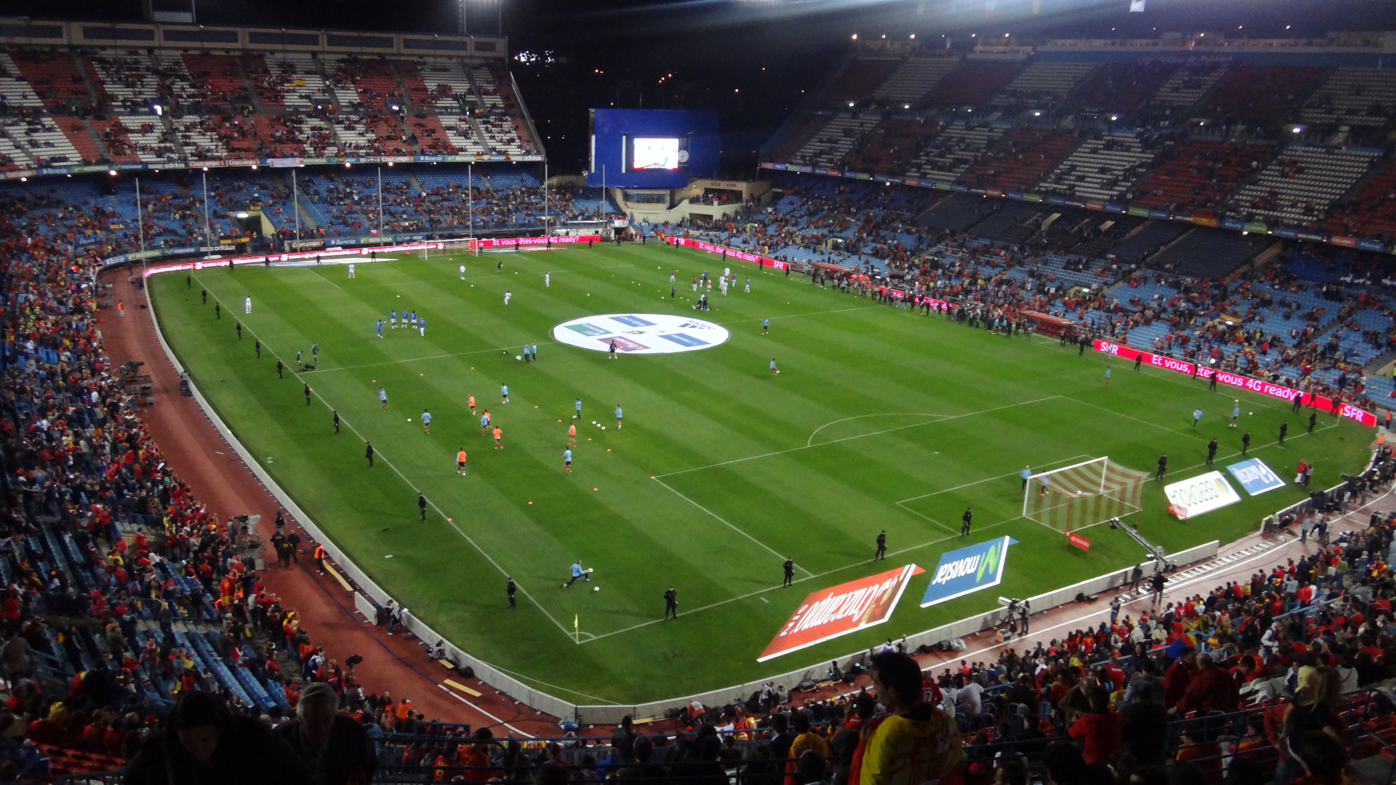 Vicente Calderon plays host to Atletico Bayern on Wednesday