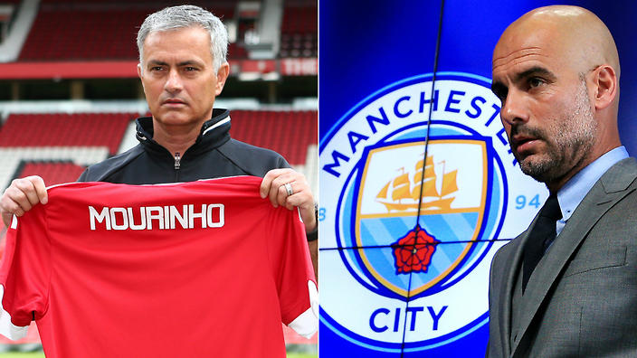 It's Mourinho vs Guardiola in this weekends Manchester derby