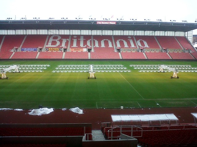The Bet 365 Stadium hosts a key game for Stoke